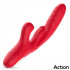 Vibratore Rabbit con Effetto Spinta con Doppia Stimolazione Clitoridea 16,5 x 3 cm - 3