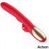 Vibratore Rabbit con Effetto Spinta con Doppia Stimolazione Clitoridea 16,5 x 3 cm - 5