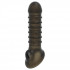 Guaina per Pene e Testicoli con Rilievi Stimolanti interni ed Esterni + 4 cm. Lunghezza - 1