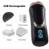 Masturbatore Vibrante Lauren a Forma di Vagina con Suoni Ricaricabile USB - 5