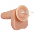 Marcus - Vibratore realistico in silicone color carne ricaricabile USB 19 x 4 cm. - 3