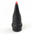 Dildo Anale Tentacolo di Piovra Gigante in Silicone 21,5 x 8 cm. Rosso e Nero - 5