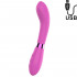 Vibratore Punto G Milkshake Dance in Silicone 21 x 3,5 cm. Rosa Ricaricabile - 0