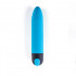 Mini Vibratore Bullet V3 10 x 3 cm  Ricaricabile con USB Azzurro - 0