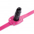 Bavaglio Fetish Regolabile Pink con Dildo 10 x 3,5 cm - 2