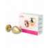 Plug Anale in Alluminio con Gemma Rosa 8,3 x 3,4 cm  - 9