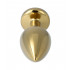 Plug Anale in Alluminio con Gemma Rosa 8,3 x 3,4 cm  - 3