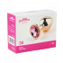 Plug Anale in Alluminio con Gemma Rosa 8,3 x 3,4 cm  - 7