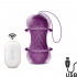 Ovetto Wireless Nima con Perle Ondulanti in Silicone 8,7 x 3,4 Viola Ricaricabile con USB - 0