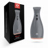 Masturbatore Vibrante Ninja 2 con interno restringente  Ricaricabile USB Grigio - 5