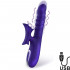 Vibratore Rabbit No. Fourteen con Lingue Lecca Clitoride in Silicone 26 x 3,6 cm. Ricaricabile USB - 0