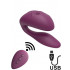 Novak - Vibratore per Coppia con Telecomando Wireless 8,6 x 3,8 cm. in Silicone Magenta Ricaricabile USB - 0