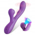 Vibratore Rabbit Noxu con Stimolazione Punto G e Succhia Clitoride 13 x 3,5 cm Ricaricabile con USB - 2