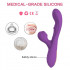 Vibratore Rabbit Noxu con Stimolazione Punto G e Succhia Clitoride 13 x 3,5 cm Ricaricabile con USB - 6
