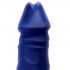 Vibratore Realistico Impermeabile con 2 motori 34 x 4,5 cm. Blu - 2