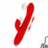 Vibratore Rabbit con Spinta e Pulsazione Red 15,5 x 3,7 cm - 1