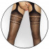 Tuta Sexy Nera con Ricami Fiocchi - Taglia Unica Elasticizzata (Tg. 36-46) - 1