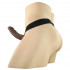 Fallo Indossabile Strapon Cavo con Testicoli per Uomo 23 x 4,5 cm. Africano - 0