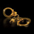 Manette in metallo dorato con chiavi - Serie Gold - 2