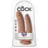 KING COCK - Fallo Doppio Ultra Realistico con Ventosa - Alta Qualita MADE in USA - 3