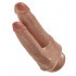 KING COCK - Fallo Doppio Ultra Realistico con Ventosa - Alta Qualita MADE in USA - 1