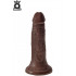 KING COCK - Fallo Ultra Realistico Marrone 14 X 3,2 cm. - Alta Qualita MADE in USA - 0