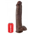 KING COCK - Fallo Ultra Realistico Marrone 42 X 7,5 cm. - Alta Qualita MADE in USA - 2