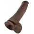 KING COCK - Fallo Ultra Realistico Marrone 42 X 7,5 cm. - Alta Qualita MADE in USA - 0