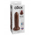 KING COCK - Fallo Africano Ultra Realistico che si Scappella 17 X 4 cm. Alta Qualita MADE in USA - 2