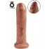 KING COCK - Fallo Ultra Realistico Mulatto che si Scappella 20 x 4,5 cm. - Alta Qualita MADE in USA - 0