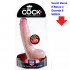 KING COCK (Dual Density) Fallo Mega Realistico 20,3 X 5,3 cm. Alta Qualita Made in Usa - 0