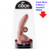 KING COCK (Dual Density) Fallo Mega Realistico 25,5 X 5,5 cm. Alta Qualita Made in Usa - 1