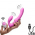 Fallo Indossabile Vibrante Senza Lacci con Telecomando USB Ricaricabile Pink - 0