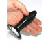 Plug Joy Cuneo Anale Nero Small 10,5 X 3 cm. - 0