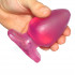Plug Joy Cuneo Anale in Jelly Medium Porpora 12 X 4,5 cm. - 1