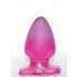 Plug Joy Cuneo Anale in Jelly Medium Porpora 12 X 4,5 cm. - 0