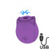 Succhia Clitoride PlumRose a Forma di Rosa Ricaricabile USB - 0