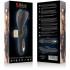 Vibratore Rabbit in Silicone con Rotazione 21,5 x 4 cm. Nero Ricaricabile - 5