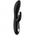 Vibratore Rabbit in Silicone con Rotazione 21,5 x 4 cm. Nero Ricaricabile - 2