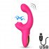 Vibratore con Succhia Clitoride e Movimento delle Dita 14 x 4 cm - 0