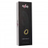 Vibratore Rabbit Riscaldante con Motore Doppio Ricaricabile USB in Silicone Nero 19 x 3,3 cm. - 3