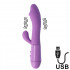 Vibratore Rabbit N.73 con Stimolazione Punto G 13 x 3 cm Ricaricabile USB - 0
