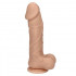 Fallo Realistico Morbido e Flessibile Real Safe Berry in Puro Silicone Chiaro 23,4 x 4,8 cm. - 3