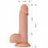 Fallo realistico color carne con ventosa 19,5cm Catoblepas - 4
