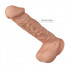 Fallo realistico color carne con ventosa 23cm Buraq - 4