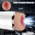 Masturbatore Vibrante Riley con Risucchio Ricaricabile USB - 4