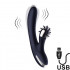 Vibratore Rabbit con Lingue Rotanti USB Ricaricabile 15 x 3,5 cm - 0