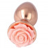 Plug Anale N.27 con Rosa Taglia S 7,2 x 2,7 cm - 1