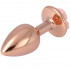 Plug Anale N.27 con Rosa Taglia S 7,2 x 2,7 cm - 3