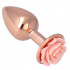 Plug Anale N.28 con Rosa Taglia M 8,3 x 3,4 cm - 5